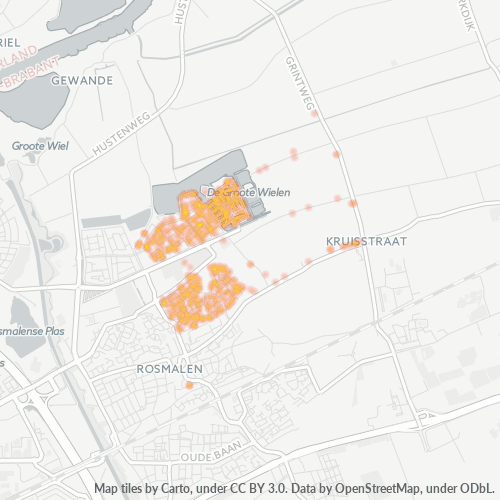 Dami ng Negosyo sa Postal Code 5247 - Rosmalen, Provincie Noord-Brabant