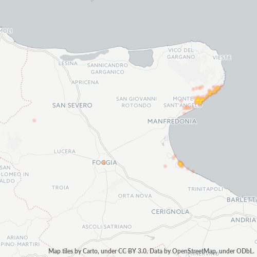 Dami ng Negosyo sa Postal Code 71030 - Italya