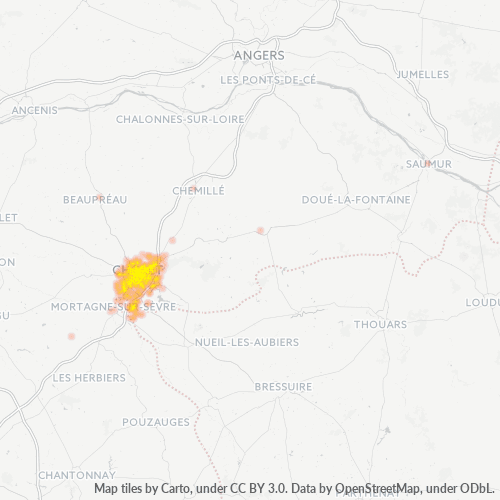 Dami ng Negosyo sa Postal Code 49300 - Cholet, Pays de la Loire