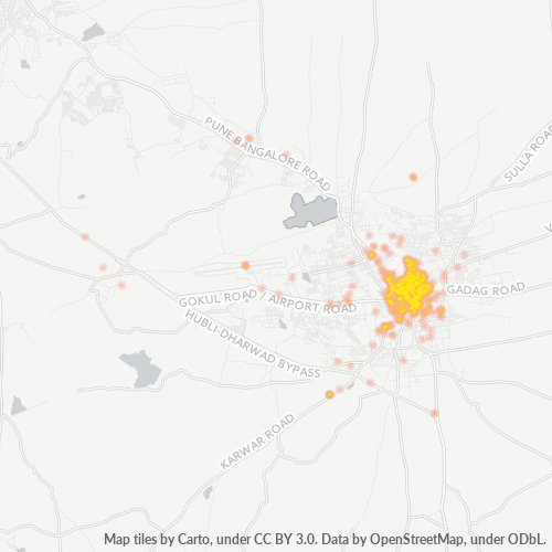 Dami ng Negosyo sa Postal Code 580029 - Hubli, State of Karnātaka