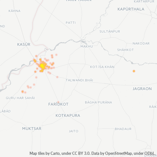 Dami ng Negosyo sa Postal Code 152002 - Ferozepore, State of Punjab