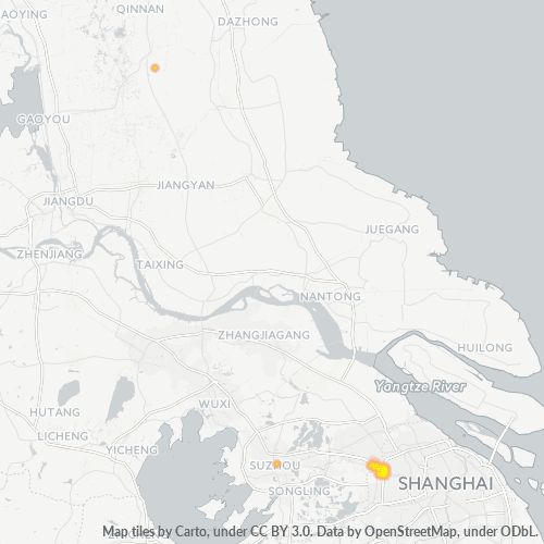 Dami ng Negosyo sa Postal Code 215332 - Anting, Shanghai