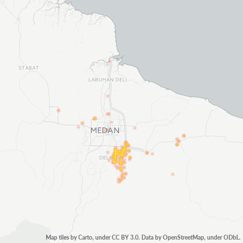 Dami ng Negosyo sa Postal Code 20361 - Medan, Sumatera Utara