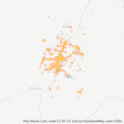 Dami ng Negosyo sa Postal Code 54130 - Sung Men, Lalawigan ng Phrae