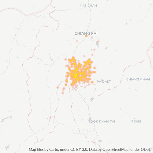 Dami ng Negosyo sa Postal Code 57120 - Phan, Lalawigan ng Chiang Rai