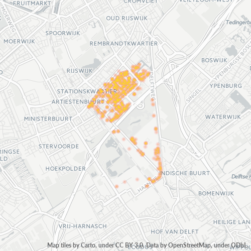 Dami ng Negosyo sa Postal Code 2288 - Rijswijk, Provincie Zuid-Holland