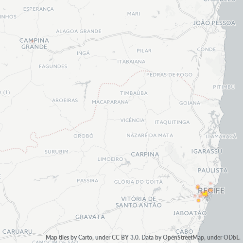 Dami ng Negosyo sa Postal Code 50820-000 - Recife, Pernambuco