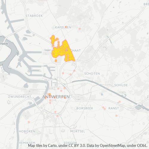 Dami ng Negosyo sa Postal Code 2180 - Ekeren, Flandes
