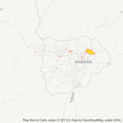 Dami ng Negosyo sa Postal Code 06160 - Ankara, Lalawigan ng Ankara