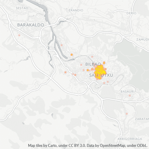 Dami ng Negosyo sa Postal Code 48006 - Bilbao, Bayang Basko