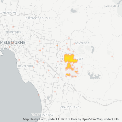Dami ng Negosyo sa Postal Code 3156 - Lysterfield, Victoria