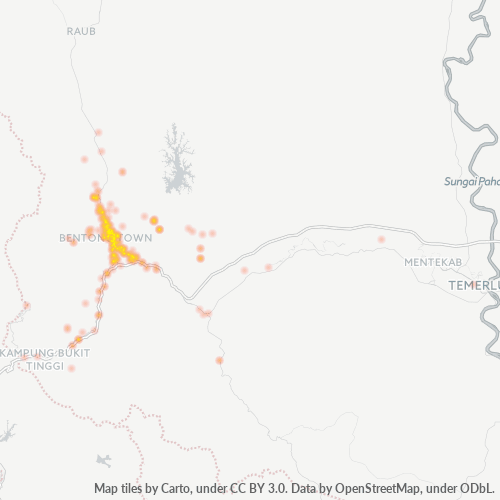 Dami ng Negosyo sa Postal Code 28700 - Bentung, Pahang
