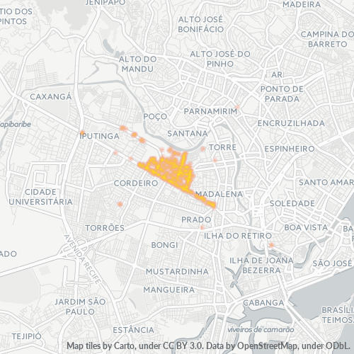 Dami ng Negosyo sa Postal Code 50711-000 - Recife, Pernambuco