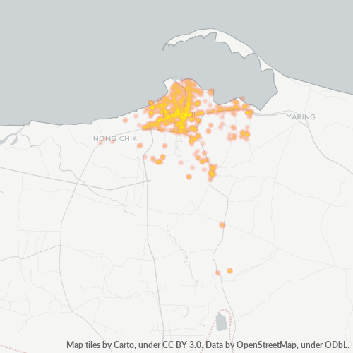 Dami ng Negosyo sa Postal Code 94000 - Pattani, Changwat Pattani