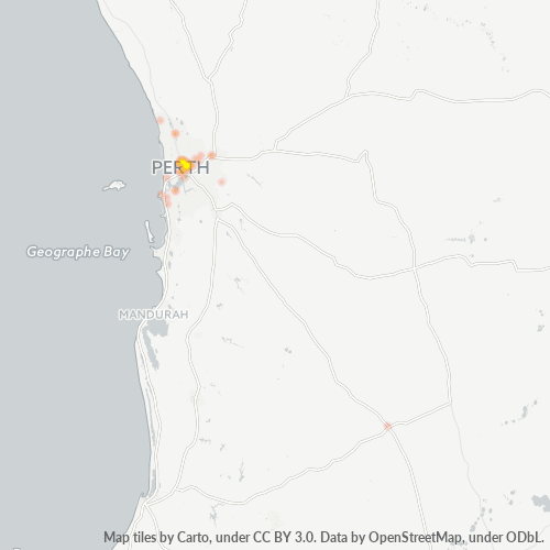 Dami ng Negosyo sa Postal Code 6050 - Mount Lawley, Kanlurang Australya