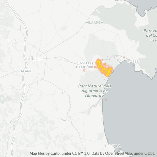 Bedrijfsconcentratie in Postcode 17487 - Empuriabrava, Catalonië