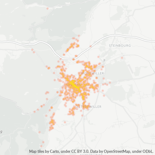 Dami ng Negosyo sa Postal Code 67700 - Haegen, Alsace