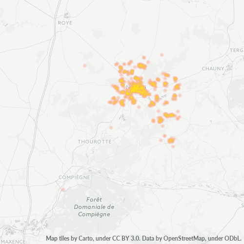 Dami ng Negosyo sa Postal Code 60400 - Crisolles, Picardie