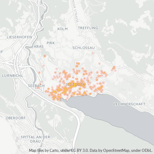 Dami ng Negosyo sa Postal Code 9871 - Seeboden, Carinthia (estado)