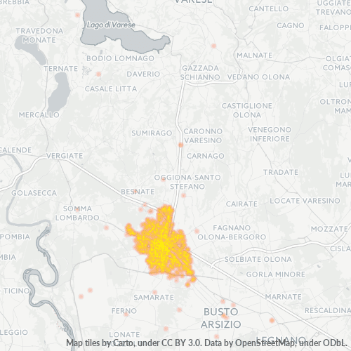Dami ng Negosyo sa Postal Code 21013 - Gallarate, Lombardy