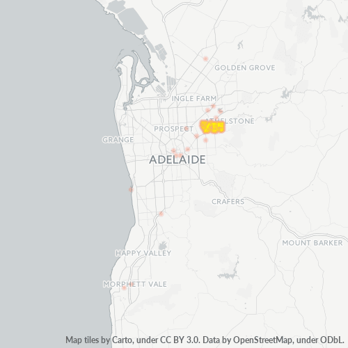 Dami ng Negosyo sa Postal Code 5074 - Timog Australya