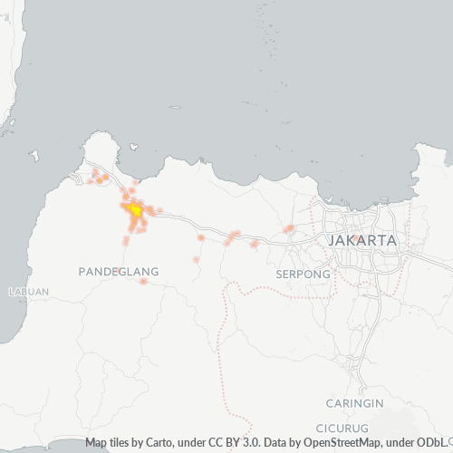 Dami ng Negosyo sa Postal Code 42117 - Serang, Banten