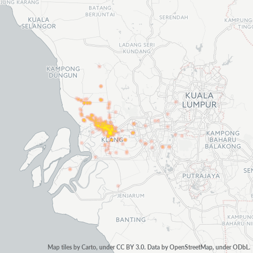 Dami ng Negosyo sa Postal Code 41400 - Klang, Selangor