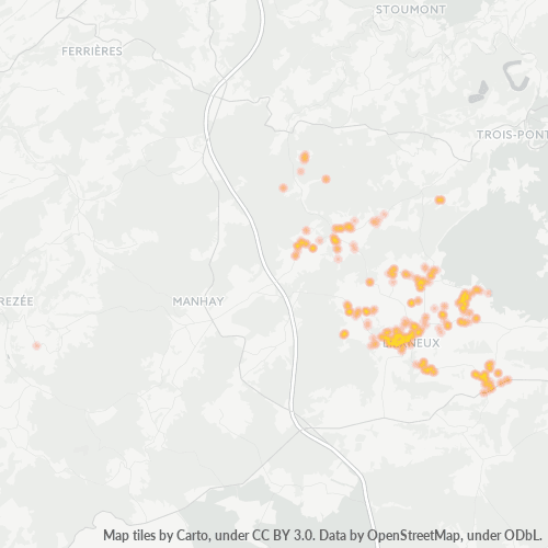 Bedrijfsconcentratie in Postcode 4990 - België