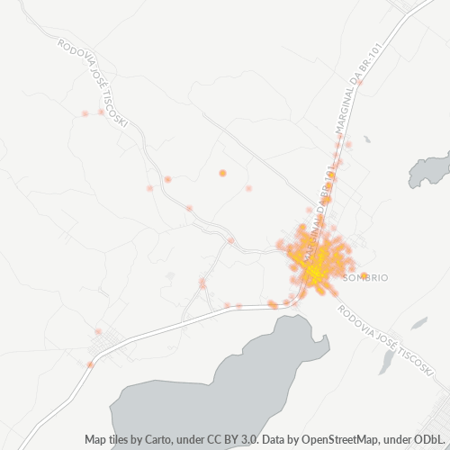 Dami ng Negosyo sa Postal Code 88960-000 - Sombrio, Santa Catarina