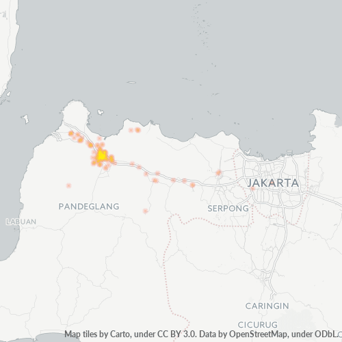 Dami ng Negosyo sa Postal Code 42111 - Serang, Banten