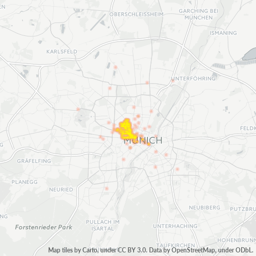 Business Concentration in Postal Code 80335 - Munich, Bavaria