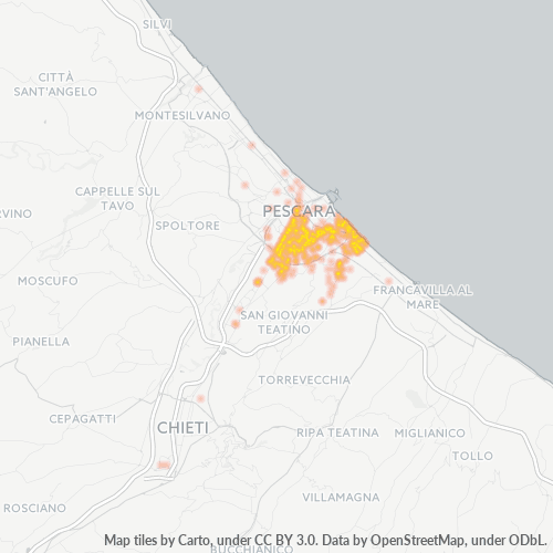 Dami ng Negosyo sa Postal Code 65129 - Pescara, Abruzzo