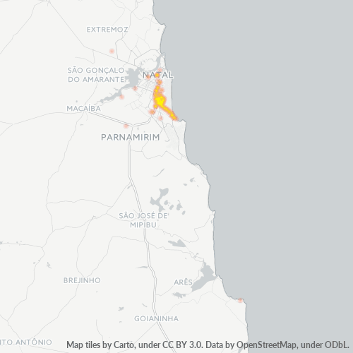 Dami ng Negosyo sa Postal Code 59078-000 - Natal, Rio Grande do Norte