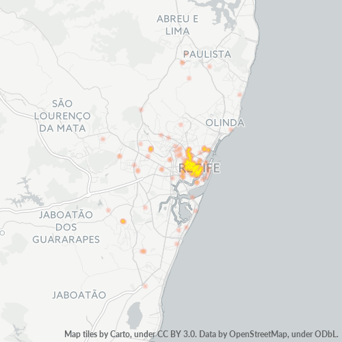 Dami ng Negosyo sa Postal Code 50050-000 - Recife, Pernambuco