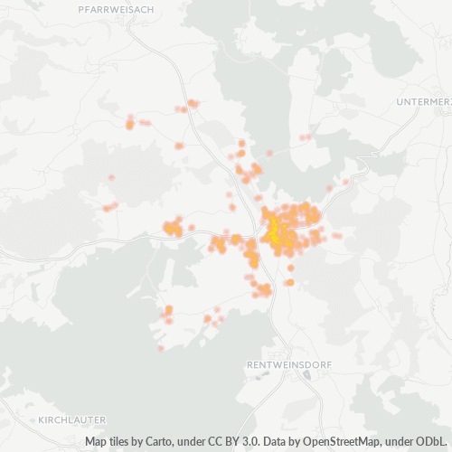 Business Concentration in Postal Code 96106 - Ebern, Saarland