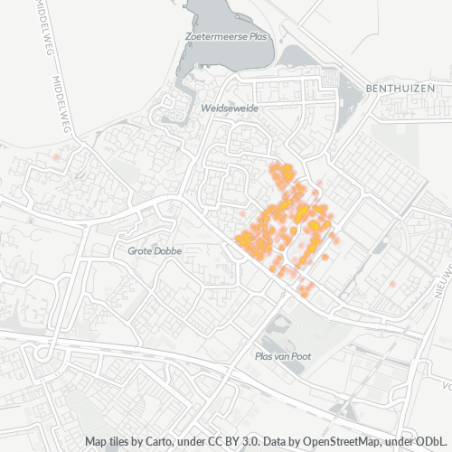 Dami ng Negosyo sa Postal Code 2723 - Zoetermeer, Provincie Zuid-Holland