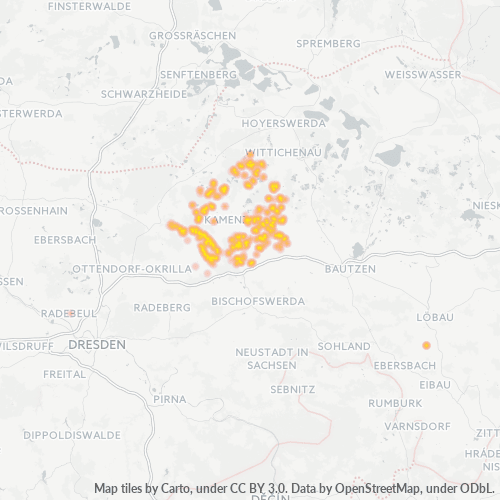 Bedrijfsconcentratie in Postcode 01920 - Elstra, Saksen (deelstaat)