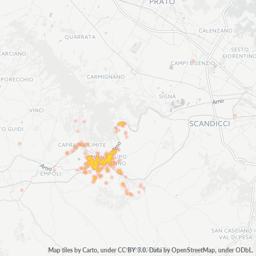 Dami ng Negosyo sa Postal Code 50056 - Certaldo, Tuscany
