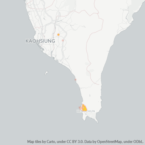 Concentration d'activités en/à/au/aux Code Postal 946 - Taïwan