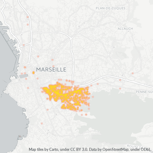 Dami ng Negosyo sa Postal Code 13010 - Marseille 10, Provence-Alpes-Côte d'Azur