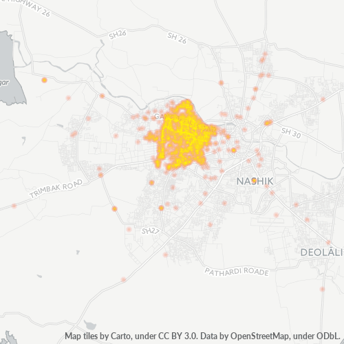 Dami ng Negosyo sa Postal Code 422005 - Nashik, Maharashtra