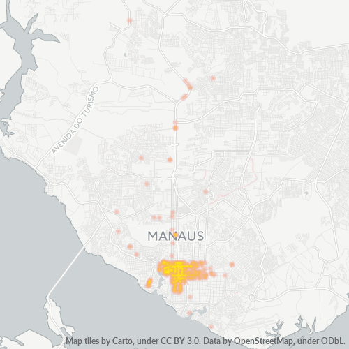Dami ng Negosyo sa Postal Code 69025-000 - Manaus, Amazonas