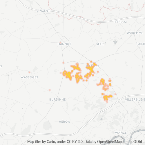 Bedrijfsconcentratie in Postcode 4260 - Ciplet, Wallonië