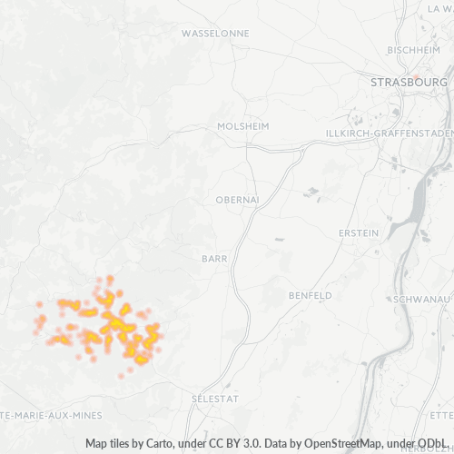 Dami ng Negosyo sa Postal Code 67220 - Urbeis, Alsace