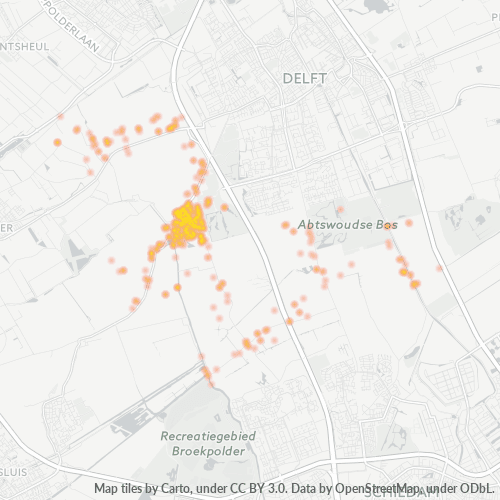 Dami ng Negosyo sa Postal Code 2636 - Schipluiden, Provincie Zuid-Holland