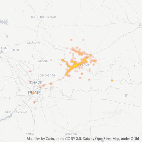 Dami ng Negosyo sa Postal Code 412216 - Pune, Maharashtra