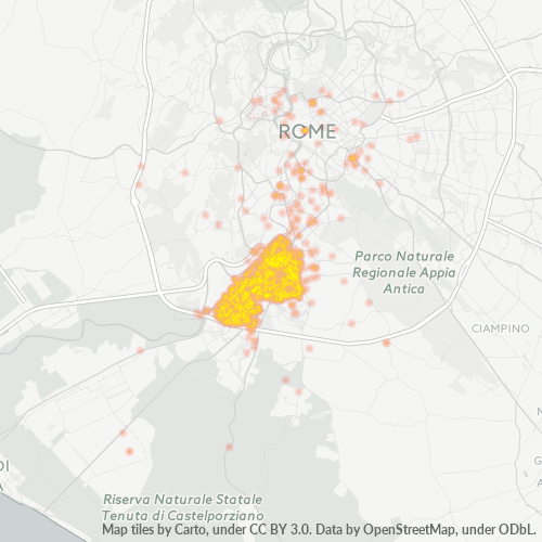 Dami ng Negosyo sa Postal Code 00144 - Roma, Lazio