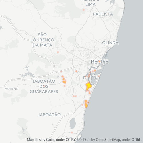 Concentració d'empreses a Codi Postal 51160-000 - Recife, Pernambuco