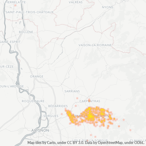 Dami ng Negosyo sa Postal Code 84210 - Venasque, Provence-Alpes-Côte d'Azur