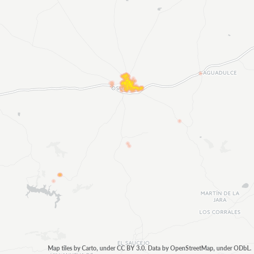 Bedrijfsconcentratie in Postcode 41640 - Osuna, Andalusië